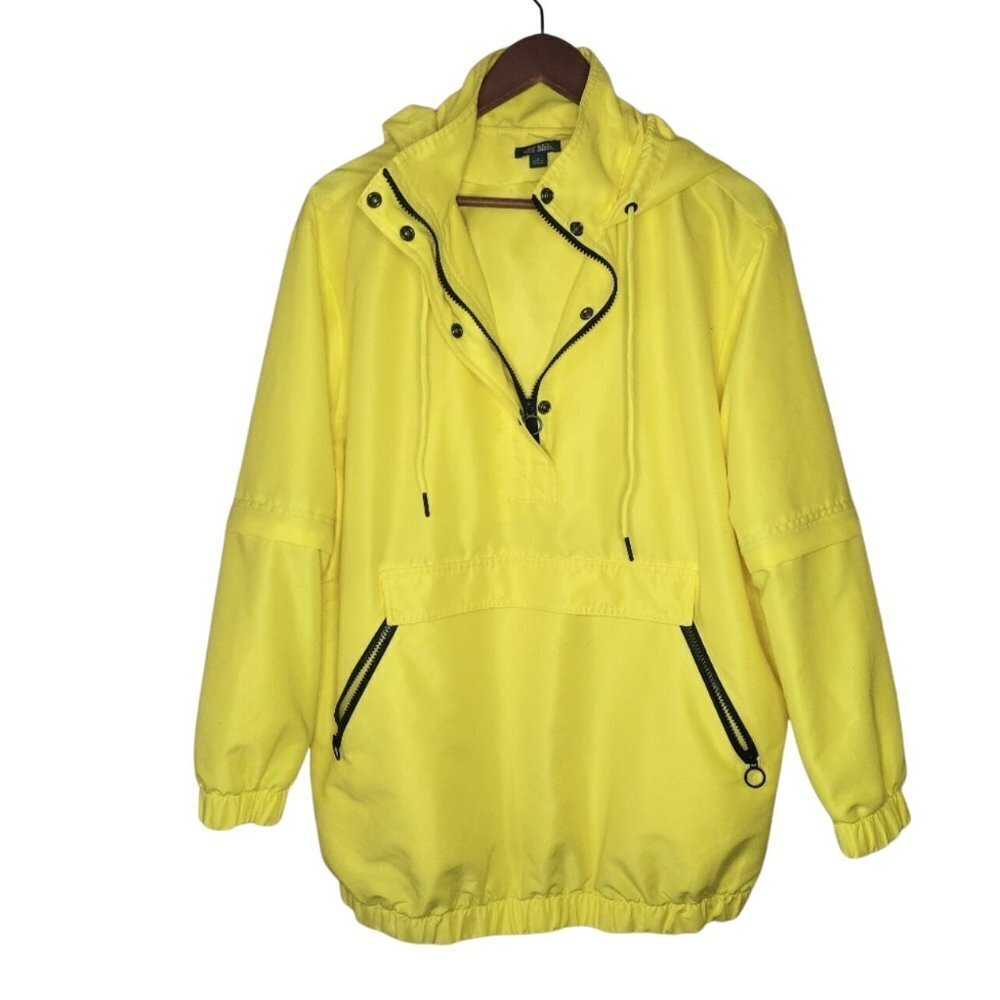 Wild Fable Women's Rain Jacket Windbreaker with Zip Off Sleeves Size Medium